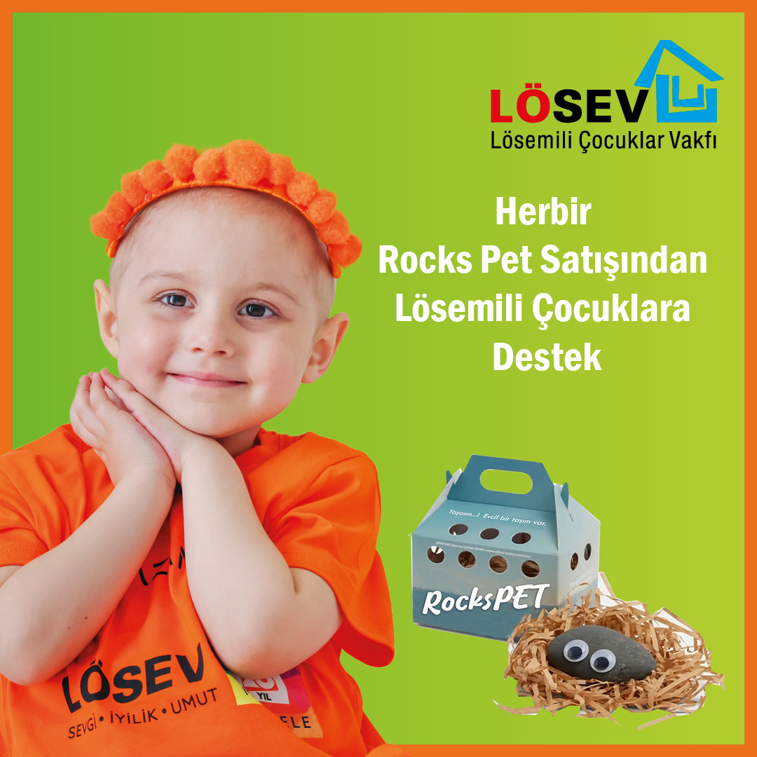 Herbir RocksPet Satışından Lösemili Çocuklara Destek